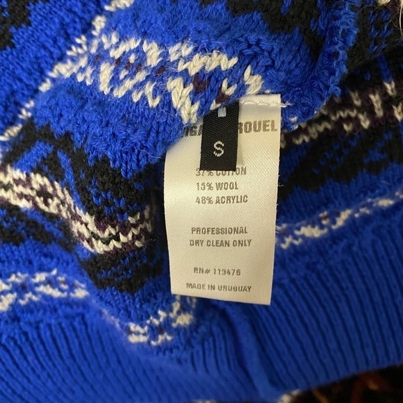 Yigal Azrouel Fair Isle open cardigan sweater - Picture 7 of 7